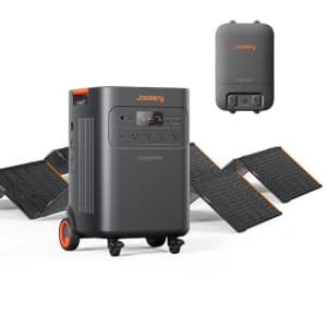 Jackery Explorer 5000 Plus Solar Power Station + SolarSaga 500 X Solar Panel 2-Pack + Smart Switch for $4,999 Jackery Explorer 5000 Plus Solar Power Station + SolarSaga 500 X Solar Panel 2-Pack + Smart Switch for $4,999