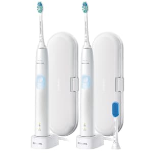 Philips Sonicare ProtectiveClean 4300 Rechargeable Toothbrush 2-Pack for $60 for members Philips Sonicare ProtectiveClean 4300 Rechargeable Toothbrush 2-Pack for $60 for members