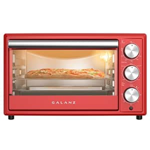Galanz GRH1209RDRM151 Retro Toaster Oven True Convection, Indicator Light, 8 Cooking Programs, for $135