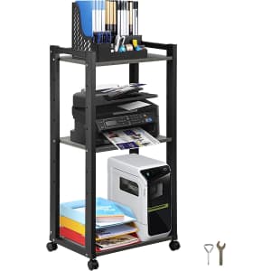 Vevor 3-Tier Rolling Printer Cart for $50