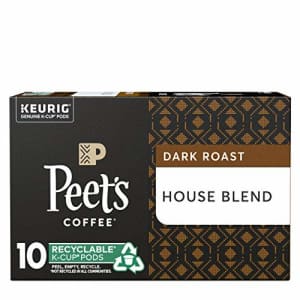 Peet's Peets Coffee House Blend K-Cup Coffee Pods for Keurig Brewers, Dark Roast, 10 Pods for $15 Peet's Peets Coffee House Blend K-Cup Coffee Pods for Keurig Brewers, Dark Roast, 10 Pods for $15