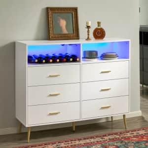 EnHomee 6-Drawer Dresser for $239