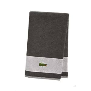 Lacoste Match Bath Towel, 100% Cotton, 600 GSM, 30"x52", Cliff for $44