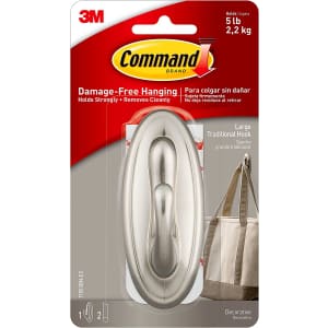 Command Large Traditional Plastic Hook for $5
