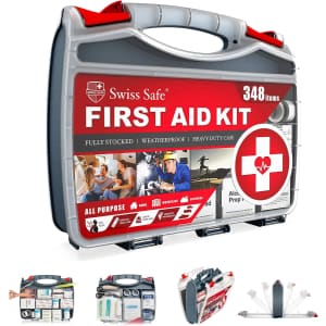 Swiss Safe 2-in-1 First Aid Kit for $60