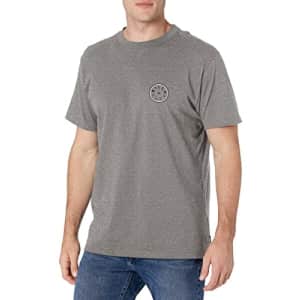 Billabong Men's Short Sleeve Premium Logo Graphic T-Shirt, Dark Grey Heather, Large for $26