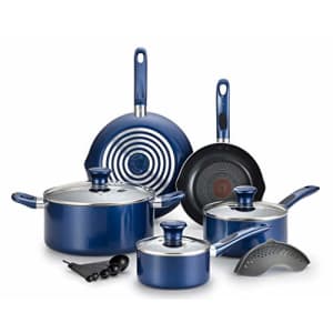 T-fal Excite ProGlide Nonstick Thermo-Spot Heat Indicator Dishwasher Oven Safe Cookware Set, for $70