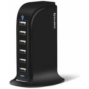Aduro PowerUp 40W 6-Port USB Charging Station for $16