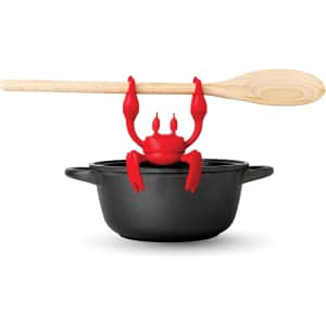 Ototo Red the Crab Silicone Utensil Rest for $16