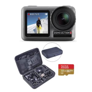 DJI Osmo Action 4K HDR Waterproof Digital Action Camera Bundle for $199 DJI Osmo Action 4K HDR Waterproof Digital Action Camera Bundle for $199