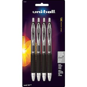 uni-ball Signo Gel 207 Retractable Pen 4-Pack for $2 uni-ball Signo Gel 207 Retractable Pen 4-Pack for $2