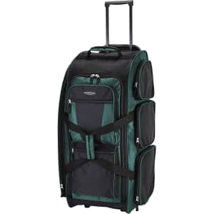 Travelers Club 30" Xpedition Upright Rolling Duffel Bag for $43