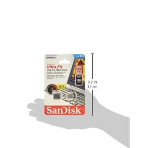 Sandisk Ultra Fit USB3.0 128GB Flash Memory Card (SDCZ43-128G-A46) for $40
