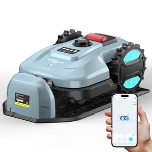 Robotic Lawn Mower with App Control for $430