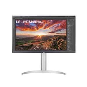 LG 27UP850-W Monitor 27 UHD (3840 x 2160) IPS Display, VESA DisplayHDR 400, DCI-P3 95% Color Gamut, for $417
