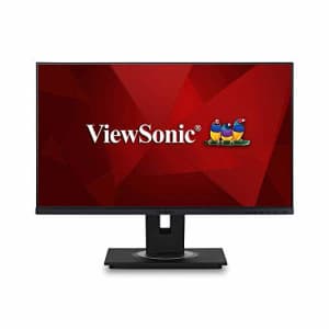 ViewSonic VG2455 24 Inch IPS 1080p Monitor with USB 3.1 Type C HDMI DisplayPort VGA and 40 Degree for $198