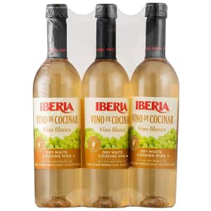 Iberia Dry White Cooking Wine 3-Pack for $6