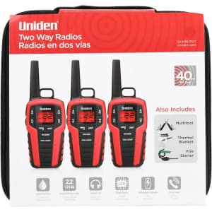 Uniden Two-Way Radio Survival Kit 3-Pack hotness: 3/5 for $51 Uniden Two-Way Radio Survival Kit 3-Pack hotness: 3/5 for $51