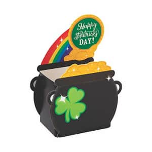 Fun Express ST PATS POT OF GOLD TREAT BOX - Party Supplies - 12 Pieces for $6
