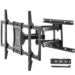 VEVOR Full Motion TV Mount Fits for Most 37-75 inch TVs, Swivel Tilt Horizontal Adjustment TV Wall for $29