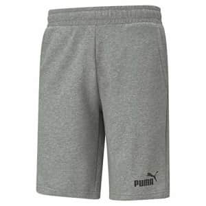 PUMA Men's Essentials 10" Shorts, Medium Gray Heather, Large for $22 PUMA Men's Essentials 10" Shorts, Medium Gray Heather, Large for $22