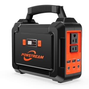 Powstream P168 167Wh Portable Power Station for $65
