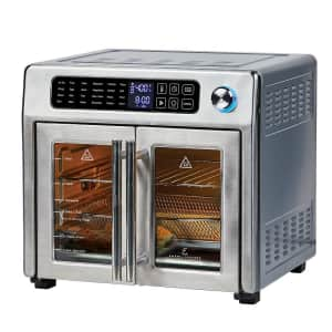 Air Fryers, Gourmia GTF7520 14-in-1 Multi-function, Digital, Stainless  Steel 6-Slice Air Fryer Oven - 14 One-Touch Cooking Functions with  Convection Mode and Single-Pull French Doors, Includes Air Fry Basket, Oven  Rack, Baking