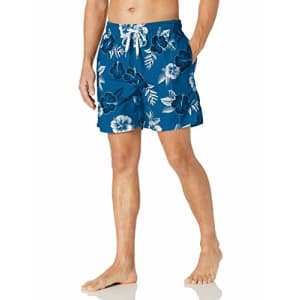 Kanu Surf Men's Havana Swim Trunks (Regular & Extended Sizes), Miami Denim, X-Large for $8