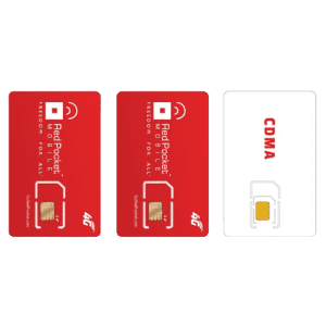 Red Pocket Universal SIM Card Kit for $10