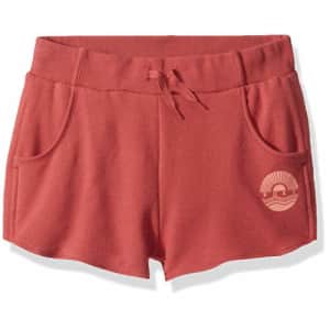 Roxy Girls' Big Island Fleece Short, mauvewood, 6 for $11