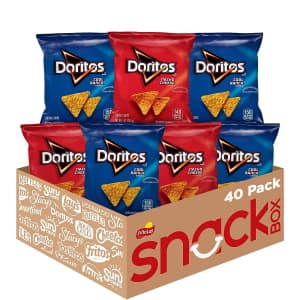 Doritos Nacho Cheese & Cool Ranch Variety 40-Pack for $15 via Sub & Save