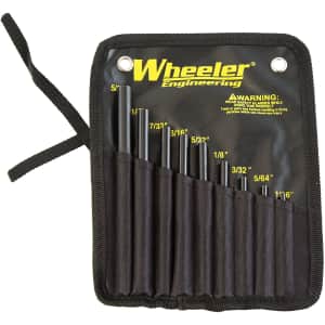 Wheeler 9-Piece Engineering Roll Pin Starter Punch Set for $33