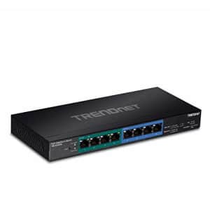 TRENDnet 8-Port Gigabit EdgeSmart PoE+ Switch, 60W PoE Power Budget, 16Gbps Switching Capacity, for $105