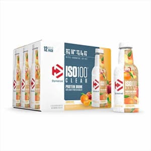 Dymatize ISO100 Clear 100% Whey Protein Isolate, Whey Protein Drink, 25g Protein, No Sugar, Keto for $59 Dymatize ISO100 Clear 100% Whey Protein Isolate, Whey Protein Drink, 25g Protein, No Sugar, Keto for $59