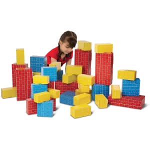 Melissa & Doug Jumbo Cardboard Blocks 40-Piece Set for $25 Melissa & Doug Jumbo Cardboard Blocks 40-Piece Set for $25