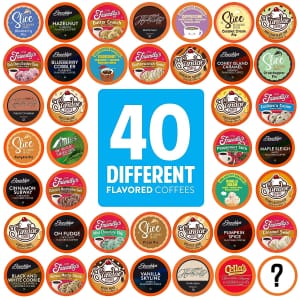 Two Rivers Flavored Coffee Pods in Assorted Variety Pack 40-Count for $21