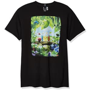 Nintendo Men's T-Shirt, Black, xx-Large for $12