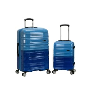 Rockland Melbourne 2-Piece Hardside Spinner Luggage Set for $60