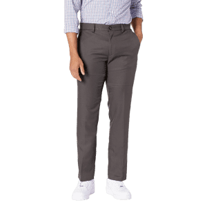 Amazon Essentials Men's Slim-Fit Flat-Front Dress Pants for $16