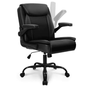 Neo Chair Mid Back PU Leather Chair for $70