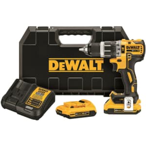 DeWalt 20V Max XR Li-ion 1/2" 2-Speed Hammer Drill Kit for $187 DeWalt 20V Max XR Li-ion 1/2" 2-Speed Hammer Drill Kit for $187