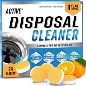 Active Garbage Disposal Cleaner Deodorizer Tablets 24-Pack for $11 via Sub. & Save