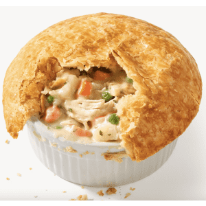 KFC Chicken Pot Pie. Chicken Pot Pie is available at Kentucky Fried Chicken for a limited time.