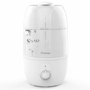 iTvanila 3L Ultrasonic Cool Mist Humidifier for $19 iTvanila 3L Ultrasonic Cool Mist Humidifier for $19