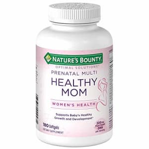 Nature's Bounty Healthy Mom Prenatal Dietary Supplement-Provides Essential Nutrients for You and for $56
