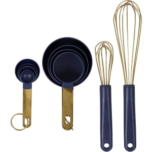 Wilton 10-Piece Measuring Cups, Measuring Spoons, and Whisks Set for $11 Wilton 10-Piece Measuring Cups, Measuring Spoons, and Whisks Set for $11