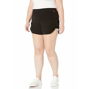 Volcom Women's Lived In Lounge Fleece Sweat Shorts, black, 14 for $30