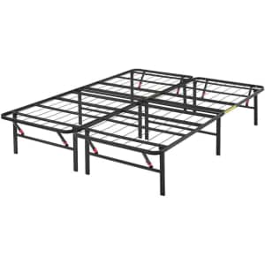 Amazon Basics 14" Metal Platform Queen Bed Frame for $116