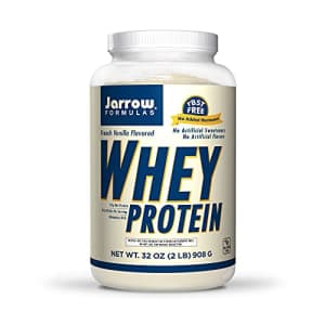 Jarrow Formulas Whey Protein, French Vanilla - 908g Powder - Supports Muscle Development - Rich in for $27