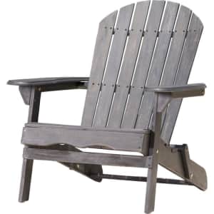 Solid Wood Folding Adirondack Chair for $58